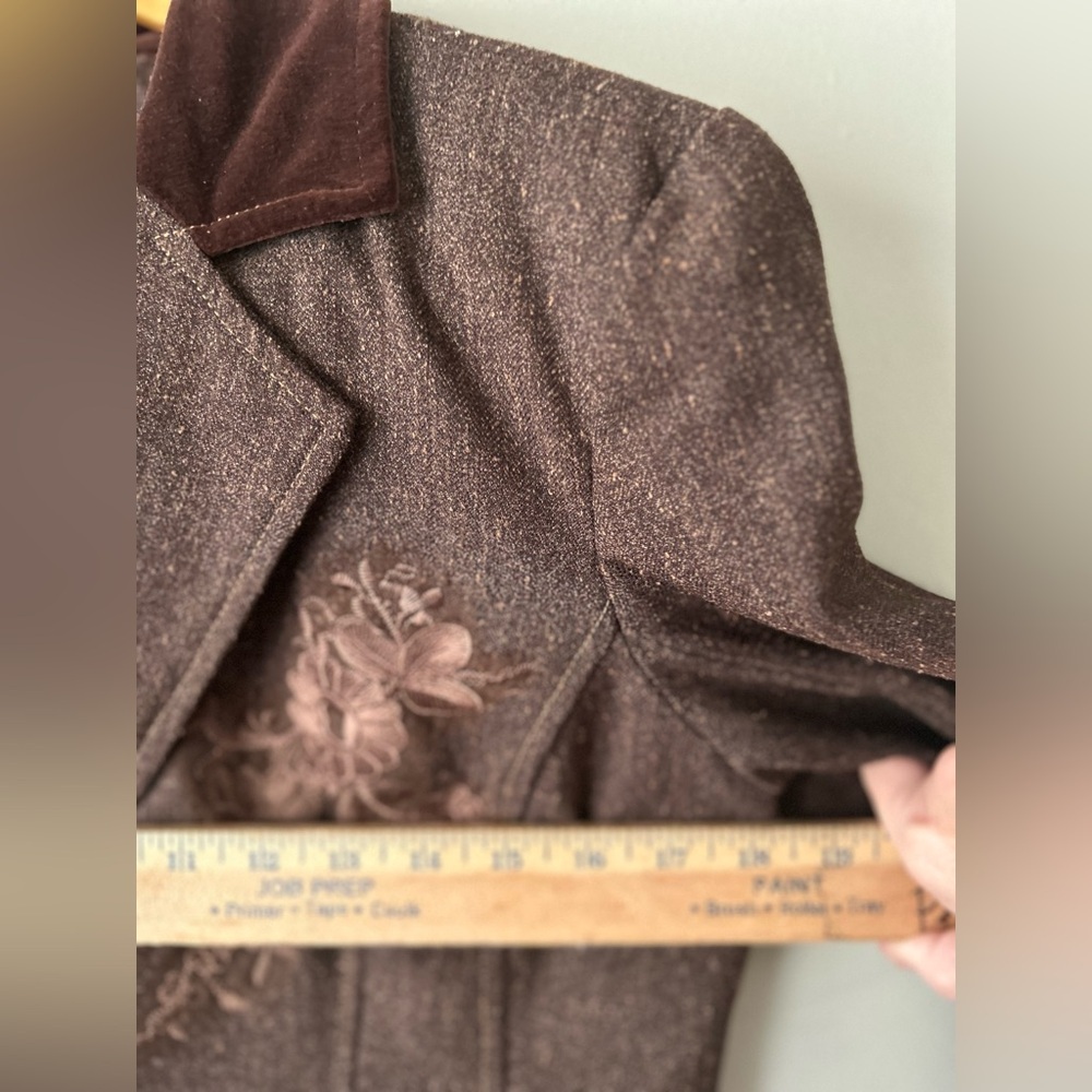 90s embroidered blazer - Picture 11 of 14